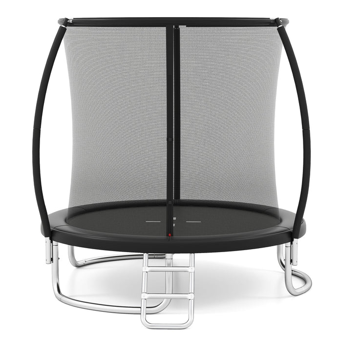 12FT 10FT 8FT Outdoor Trampoline, Heavy-Duty Recreational Trampoline with Safety Enclosure Net