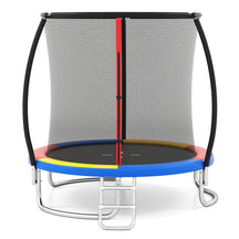 12FT 10FT 8FT Outdoor Trampoline, Heavy-Duty Recreational Trampoline with Safety Enclosure Net