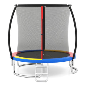 12FT 10FT 8FT Outdoor Trampoline, Heavy-Duty Recreational Trampoline with Safety Enclosure Net
