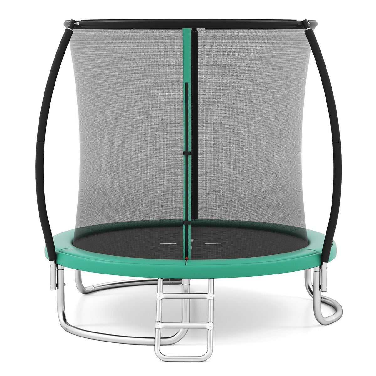 12FT 10FT 8FT Outdoor Trampoline, Heavy-Duty Recreational Trampoline with Safety Enclosure Net