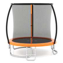 12FT 10FT 8FT Outdoor Trampoline, Heavy-Duty Recreational Trampoline with Safety Enclosure Net