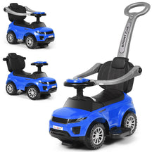 HONEY JOY 3 in 1 Kids Ride On Push Car, Stroller Sliding Walking Car with Horn, Music, Light