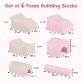 Kids Crawl & Climb foam Play Set, Foam Climbing Blocks for Toddlers