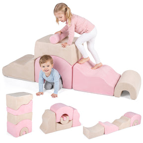 Kids Crawl & Climb foam Play Set, Foam Climbing Blocks for Toddlers