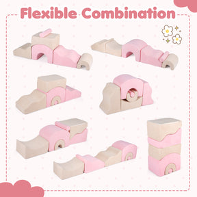 Kids Crawl & Climb foam Play Set, Foam Climbing Blocks for Toddlers