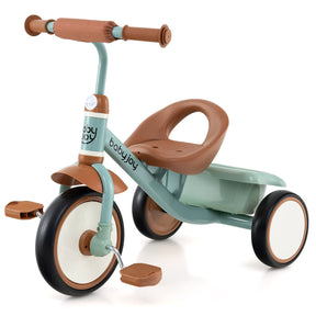 Toddler Tricycle, Kids Trike with Adjustable Seat and Storage Basket