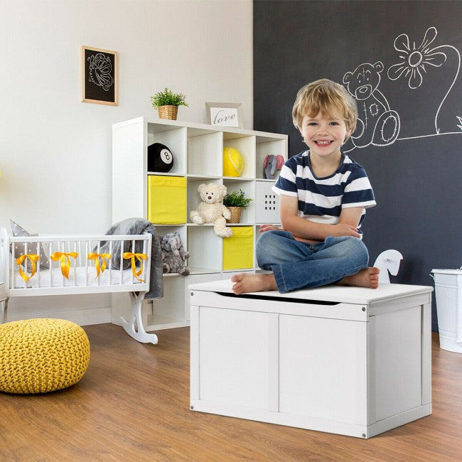 Toy Chest Kids Wooden Storage Bench