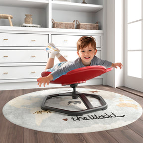 HONEY JOY Kids Sensory Swivel Chair, Elephant 360° Spinning Chair w/Non-Slip Metal Base for Children with Autism