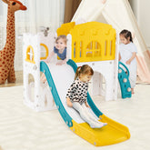 9 in 1 Toddler Slide, L Shaped Kids Slide and Climber Playset