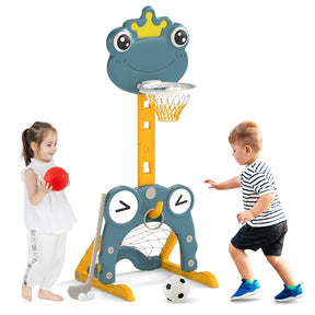 Toddler Basketball Hoop, 4-in-1 Kids Indoor
