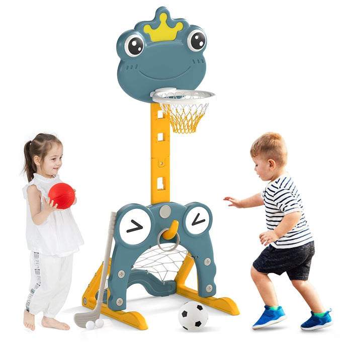 Toddler Basketball Hoop, 4-in-1 Kids Indoor