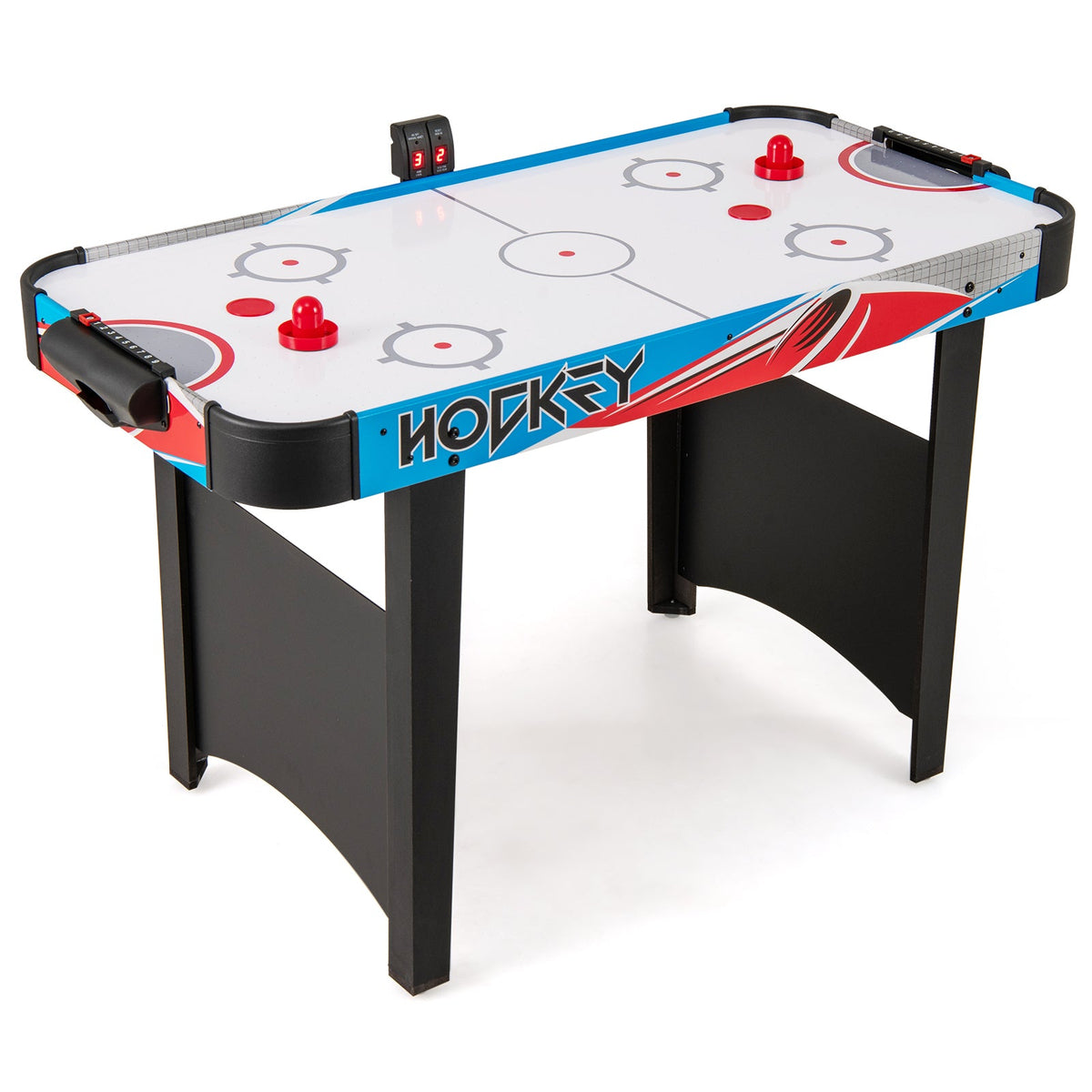 Air Hockey Table, Indoor Hockey Game Table w/LED Scoreboard