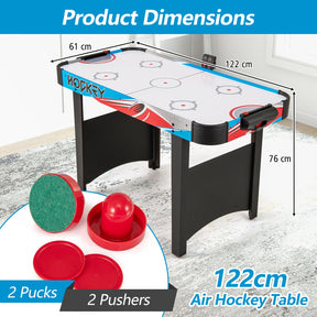 Air Hockey Table, Indoor Hockey Game Table w/LED Scoreboard