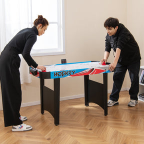 Air Hockey Table, Indoor Hockey Game Table w/LED Scoreboard