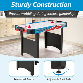 Air Hockey Table, Indoor Hockey Game Table w/LED Scoreboard