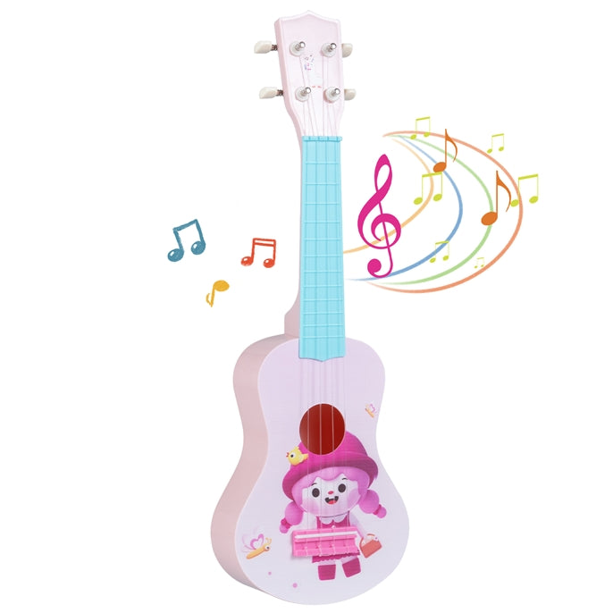 21'' Ukulele Guitar for Kids, 4 Strings Mini Ukulele with Basswood Body for 3+ Years Old, Musical Instruments Educational Toy for Toddlers, Boys, Girls, Beginners, Light Blue