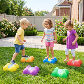 6 Pieces Stepping Stones for Kids with Cute Butterfly Theme