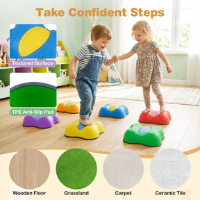 6 Pieces Stepping Stones for Kids with Cute Butterfly Theme