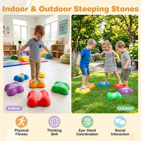 6 Pieces Stepping Stones for Kids with Cute Butterfly Theme