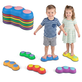 6 Pieces Stepping Stones for Kids with Cute Peanut Theme