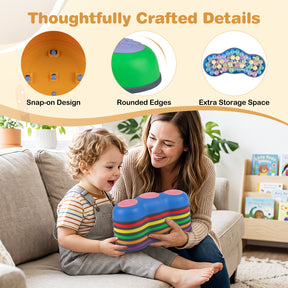 6 Pieces Stepping Stones for Kids with Cute Peanut Theme