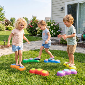 6 Pieces Stepping Stones for Kids with Cute Peanut Theme