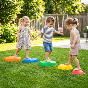 5 Pieces Stepping Stones for Kids with Cute Crab Theme