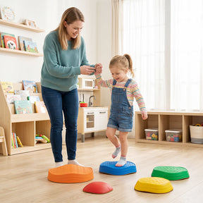 5 Pieces Stepping Stones for Kids with Cute Crab Theme