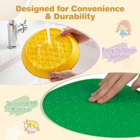 5 Pieces Stepping Stones for Kids with Cute Crab Theme