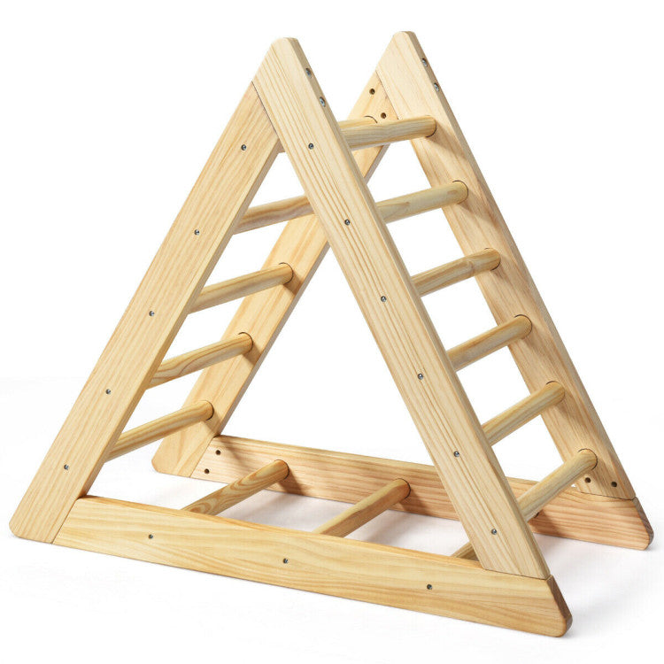 Wooden Triangle Climber for 3+ Years Toddler Step Training