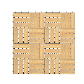 30x30cm Acacia Wood Deck Tiles of 10