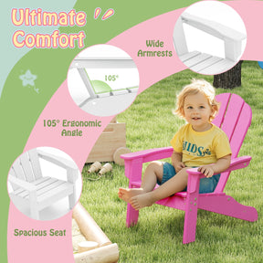 All-Weather HDPE Toddler Lawn Chair with Ergonomic Design