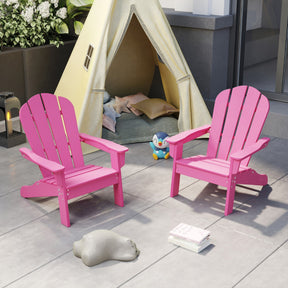 All-Weather HDPE Toddler Lawn Chair with Ergonomic Design