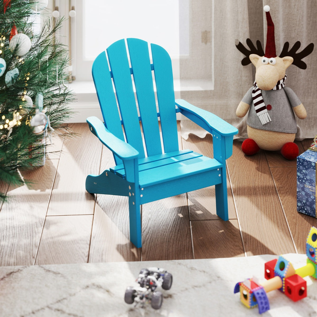 All-Weather HDPE Toddler Lawn Chair with Ergonomic Design