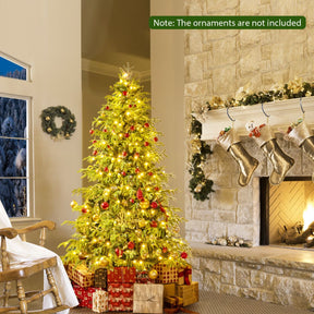 Artificial Christmas Tree with Warm White LED Lights and Branch Tips