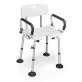 Non-Slip Shower Chair with U-Shaped Cutout for Elderly