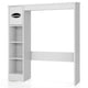 Over The Toilet Storage Cabinet with Adjustable Shelves and Paper Holder