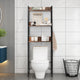 3-Tier Over-The-Toilet Storage Rack with Detachable Hooks