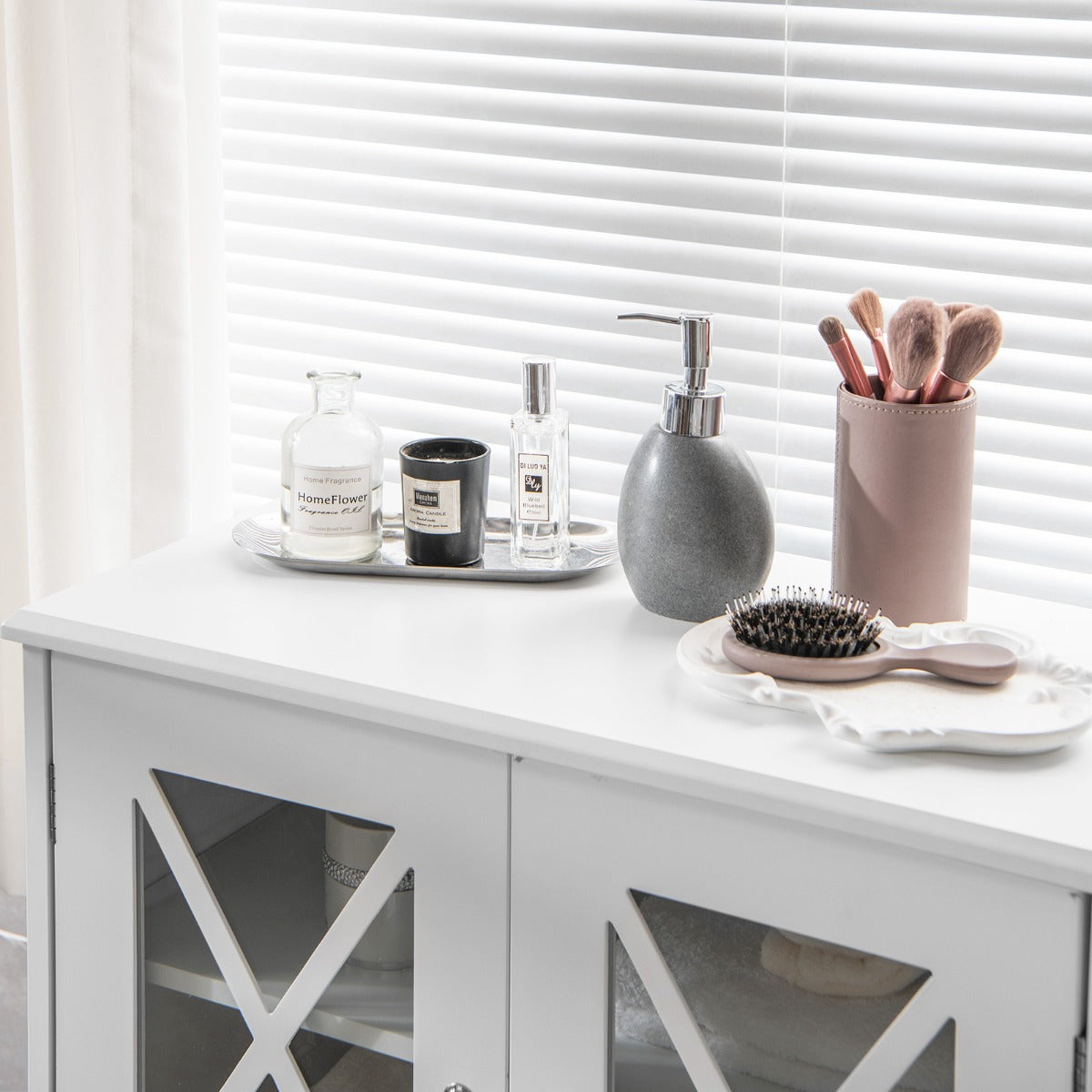 Bathroom Storage Cabinet with Adjustable Shelves for Bathroom