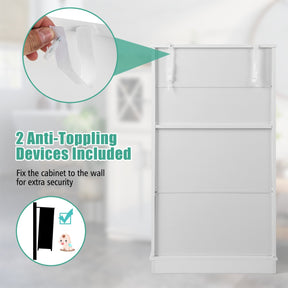 Bathroom Storage Cabinet with Adjustable Shelves for Bathroom