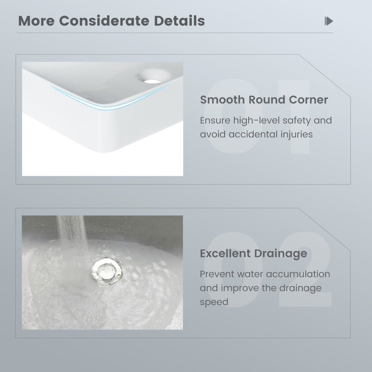 Bathroom Vessel Sink with Pop-up Drain