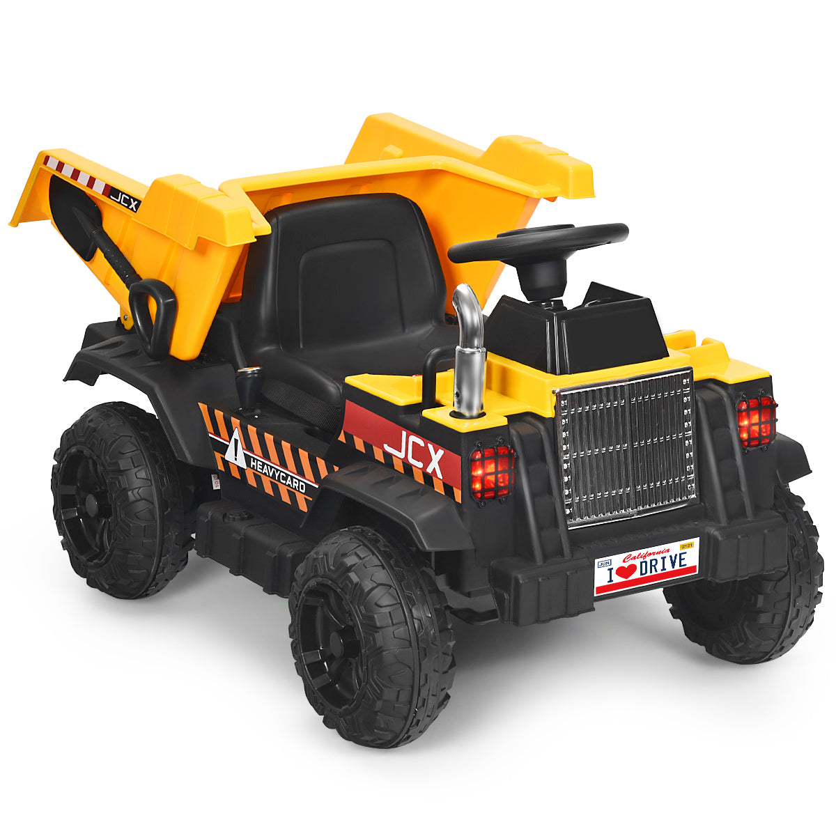 12V Kids Ride on Dump Truck with Electric Bucket and Remote Control