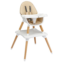5-in-1 Convertible Wooden High Chair for Toddlers