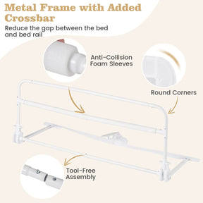 Bed Rail Guard for Toddlers with Removable and Washable Cover