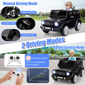 Licensed Mercedes-Benz G500 Kids Ride-on Car with Remote