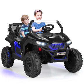 12V 2-Seater Kids Ride On Car with Light Music & Electric Remote Control
