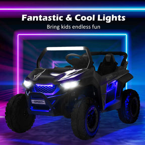 12V 2-Seater Kids Ride On Car with Light Music & Electric Remote Control