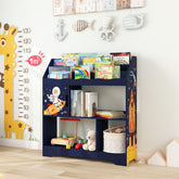 Toy Storage Organizer Display Stand for Playroom-Blue