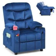 Kids Youth Recliner Chair with Cup Holders and Side Pockets for Boys Girls 3+ Age Group