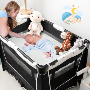 Baby Bed Mattress Playard Pad with Removable Cover
